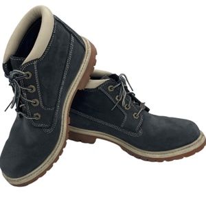 TIMBERLAND WOMEN'S NELLIE NUBUCK NAVY 23311 BOOT SIZE US 9/UK 7 WOMENS